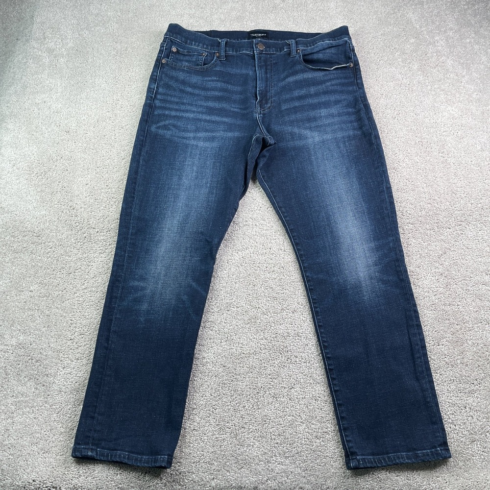 Lucky Brand Jeans Mens 36x30 Blue 410 Athletic Straight Stretch Denim Casual